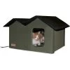 K&H Pet Products Outdoor Heated Kitty House Extra-Wide Cat Shelter -Cat Products Store 100535 MAIN. AC SS1800 V1683565302