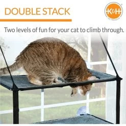 K&H Pet Products EZ Mount Double Stack Kitty Sill Cat Window Perch 13 K&H Pet Products EZ Mount Double Stack Kitty Sill Cat Window Perch -Cat Products Store 100553 PT2. AC SS1800 V1630738292