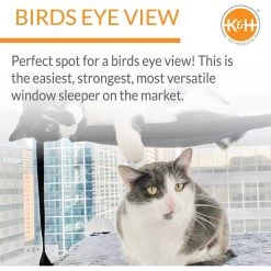 K&H Pet Products EZ Mount Double Stack Kitty Sill Cat Window Perch 15 K&H Pet Products EZ Mount Double Stack Kitty Sill Cat Window Perch -Cat Products Store 100553 PT4. AC SS1800 V1630736796