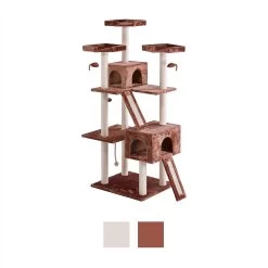 Frisco 72-in Large Base Faux Fur Cat Tree & Condo -Cat Products Store 101809 PT5. AC SS1800 V1584453202