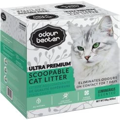 Odour Beater Lemongrass Cat Litter, 40-lb Bag