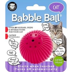Pet Qwerks Babble Ball Kitten Toy With Catnip 13 Pet Qwerks Babble Ball Kitten Toy With Catnip -Cat Products Store 102237 PT5. AC SS1800 V1589901135