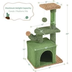Yaheetech Cactus 29-in Cat Tree 11 Yaheetech Cactus 29-in Cat Tree -Cat Products Store 1032998 PT2. AC SS1800 V1702673932