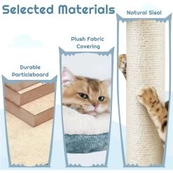 Yaheetech Ocean-Themed Multi-Level 45.5-in Cat Tree -Cat Products Store 1033006 PT5. AC SS1800 V1702674001