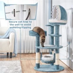 Yaheetech Ocean-Themed Multi-Level 45.5-in Cat Tree -Cat Products Store 1033006 PT6. AC SS1800 V1702674044