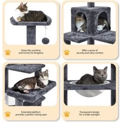 Yaheetech Multi-Level 55-in Cat Tree & Condo -Cat Products Store 1033022 PT3. AC SS1800 V1702673564