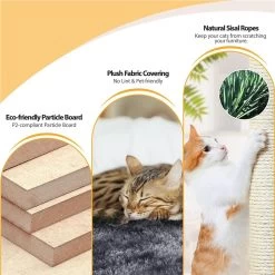 Yaheetech Multi-Level 55-in Cat Tree & Condo -Cat Products Store 1033022 PT5. AC SS1800 V1702673566