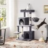 Yaheetech 46.5-in Plush Cat Tree & Condo -Cat Products Store 1036310 MAIN. AC SS1800 V1703798780