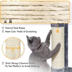 Yaheetech 46.5-in Plush Cat Tree & Condo -Cat Products Store 1036310 PT5. AC SS1800 V1703798769