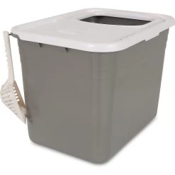 Petmate Top Entry Litter Pan -Cat Products Store 105471 PT3. AC SS1800 V1536765304