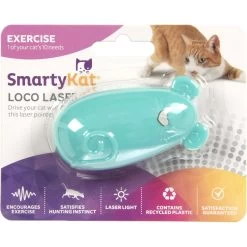 SmartyKat Loco Laser Cat Toy, Color Varies 14 SmartyKat Loco Laser Cat Toy, Color Varies -Cat Products Store 107597 PT3. AC SS1800 V1700689301