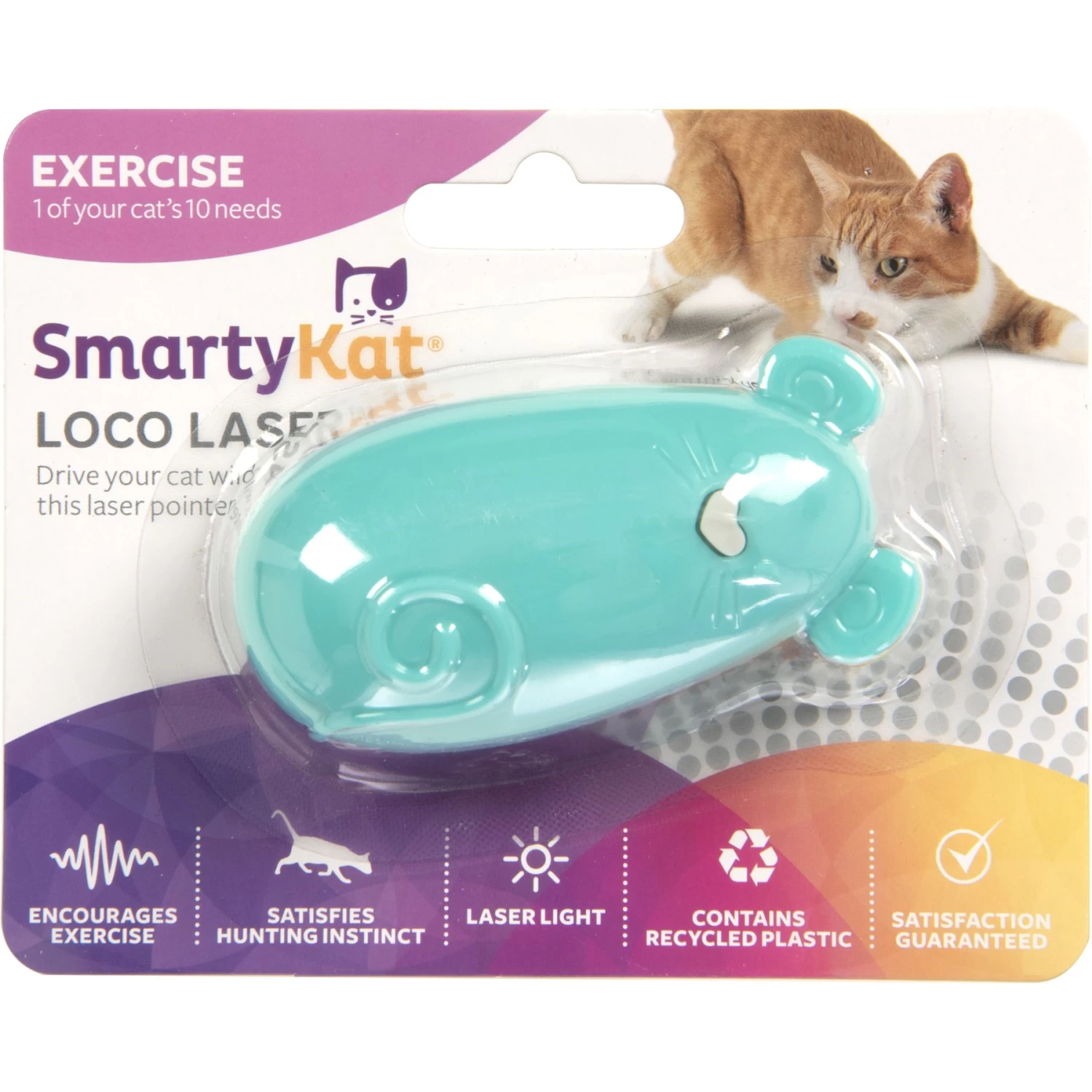 SmartyKat Loco Laser Cat Toy, Color Varies 6 SmartyKat Loco Laser Cat Toy, Color Varies - Image 4