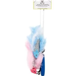 Pet Fit For Life 2 Fish Feather Wand Cat Toy 19 Pet Fit For Life 2 Fish Feather Wand Cat Toy -Cat Products Store 109324 PT8. AC SS1800 V1589320688