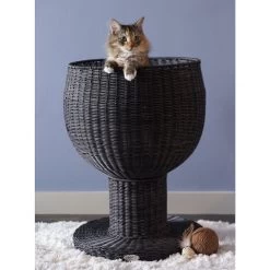 The Refined Feline Kitty Ball Cat Bed -Cat Products Store 111384 PT4. AC SS1800 V1565383165