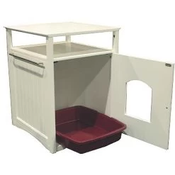 Merry Products Washroom Night Stand Multifunctional Litter Pan Cover -Cat Products Store 118008 PT1. AC SS1800 V1491928150