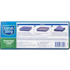 Fresh Step Products Drawstring Litter Box Liner, 7 Count, Jumbo, Unscented -Cat Products Store 118176 PT1. AC SS1800 V1492197703
