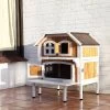 TRIXIE 2-Story Cottage Outdoor Wooden Cat House -Cat Products Store 118986 MAIN. AC SS1800 V1569621774