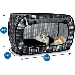 Necoichi Portable Stress Free Cat Cage -Cat Products Store 119032 PT4. AC SS1800 V1569020530