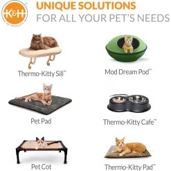 K&H Pet Products Thermo-Kitty Fashion Splash Heated Cat Bed, Large 17 K&H Pet Products Thermo-Kitty Fashion Splash Heated Cat Bed, Large -Cat Products Store 121262 PT7. AC SS1800 V1692210113