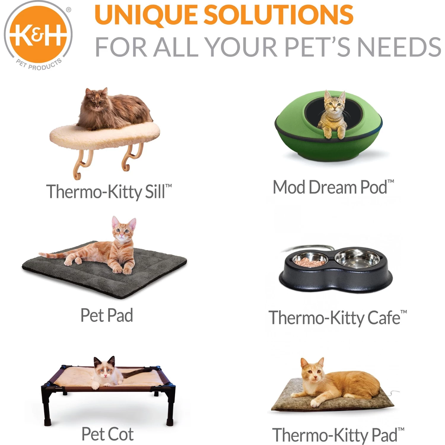 K&H Pet Products Thermo-Kitty Fashion Splash Heated Cat Bed, Large 10 K&H Pet Products Thermo-Kitty Fashion Splash Heated Cat Bed, Large - Image 8