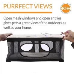 K&H Pet Products EZ Mount Penthouse Cat Window Perch -Cat Products Store 121329 PT3. AC SS1800 V1630737977