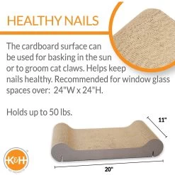 K&H Pet Products EZ Mount Window Scratcher Kitty Sill -Cat Products Store 121331 PT1. AC SS1800 V1620840468