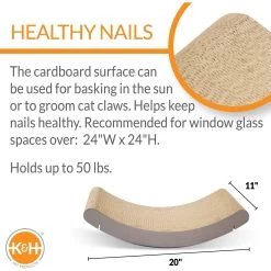 K&H Pet Products EZ Mount Window Scratcher Kitty Sill Cradle -Cat Products Store 121335 PT1. AC SS1800 V1620837452