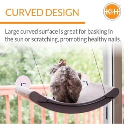K&H Pet Products EZ Mount Window Scratcher Kitty Sill Cradle -Cat Products Store 121335 PT3. AC SS1800 V1620844367