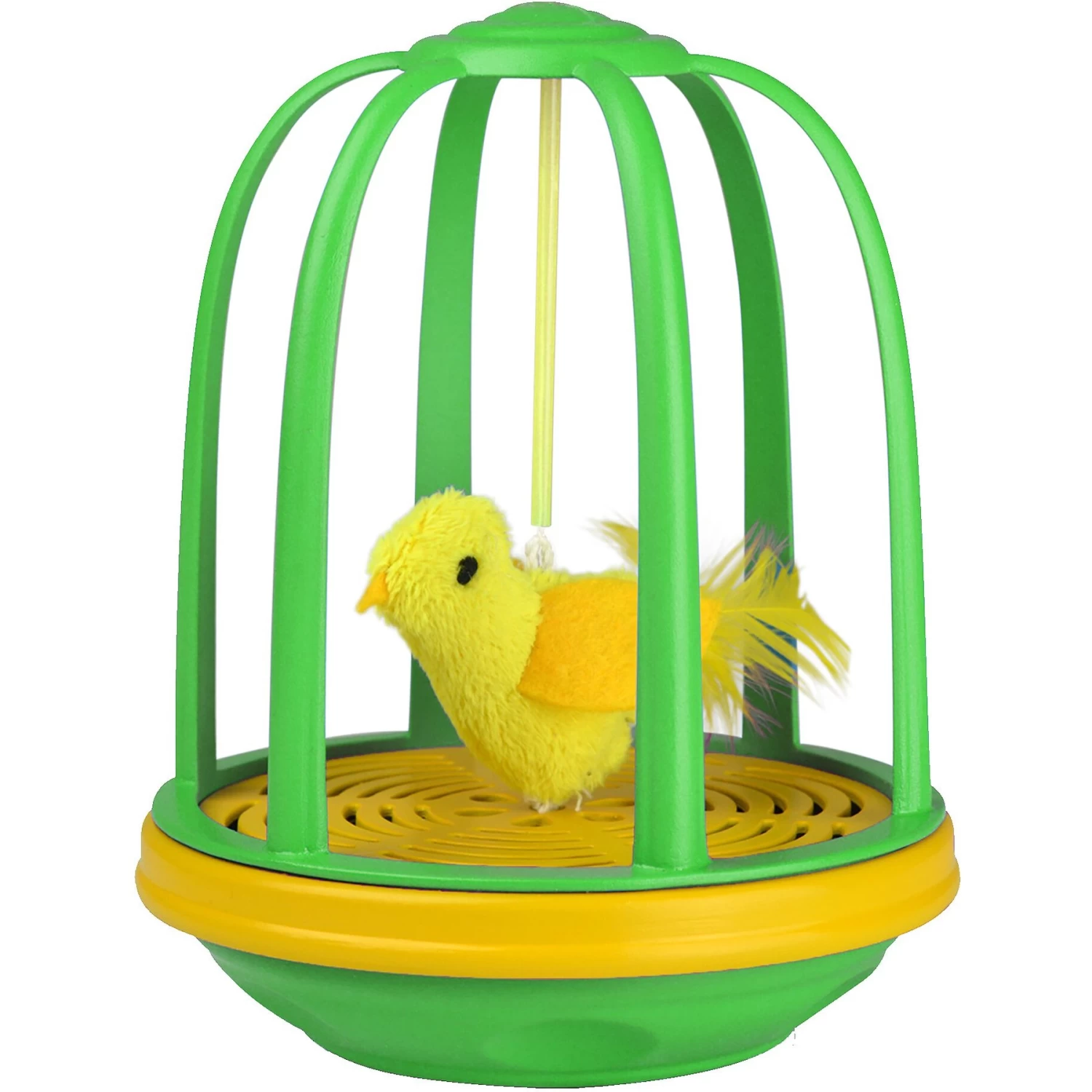 Pet Zone Caged Canary Interactive Cat Toy 3 Pet Zone Caged Canary Interactive Cat Toy
