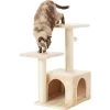 Frisco 28-in Faux Fur Cat Tree & Condo -Cat Products Store 128073 MAIN. AC SS1800 V1584451166