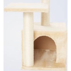 Frisco 28-in Faux Fur Cat Tree & Condo -Cat Products Store 128073 PT3. AC SS1800 V1584452434
