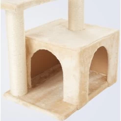 Frisco 28-in Faux Fur Cat Tree & Condo -Cat Products Store 128073 PT4. AC SS1800 V1584452713