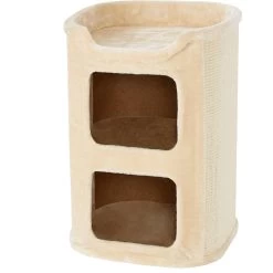 Frisco 24-in 2-Story Faux Fur Cat Condo -Cat Products Store 128083 PT5. AC SS1800 V1584453167