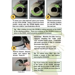 Litter Spinner Cat Litter Box For Small Cats 10 Litter Spinner Cat Litter Box For Small Cats -Cat Products Store 130792 PT7. AC SS1800 V1536930432