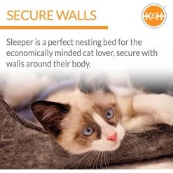 K&H Pet Products Amazin' Kitty Lounge Sleeper Cat Bed -Cat Products Store 131901 PT2. AC SS1800 V1682704512