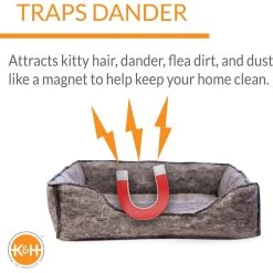 K&H Pet Products Amazin' Kitty Lounge Sleeper Cat Bed -Cat Products Store 131901 PT4. AC SS1800 V1682706148