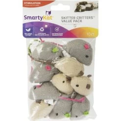 SmartyKat Skitter Critters Value Pack Catnip Cat Toys 16 SmartyKat Skitter Critters Value Pack Catnip Cat Toys -Cat Products Store 137528 PT6. AC SS1800 V1639005167