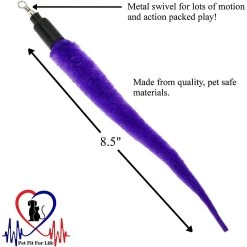 Pet Fit For Life 5 Piece Squiggly Worm Replacement Pack For Wand Cat Toy -Cat Products Store 140076 PT2. AC SS1800 V1614610282