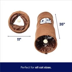 Frisco 35-in Foldable Crinkle Play Tunnel With 1 Window -Cat Products Store 140166 PT1. AC SS1800 V1695670687