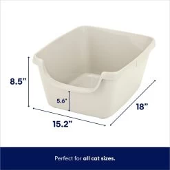 Frisco High Sided Cat Litter Box, Medium -Cat Products Store 141369 PT1. AC SS1800 V1675279582