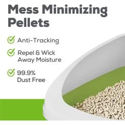 Purina Tidy Cats Hooded Litter Box System, Breeze Hooded System Starter Kit Litter Box, Litter Pellets & Pads -Cat Products Store 141405 PT2. AC SS1800 V1700160835