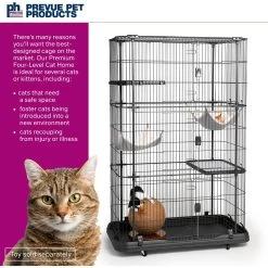 Prevue Pet Products Premium Cat Cage Playpen -Cat Products Store 143766 PT2. AC SS1800 V1678976383