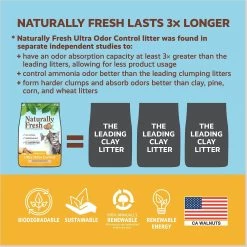 Naturally Fresh Multi-Cat Fresh Unscented Clumping Walnut Cat Litter -Cat Products Store 144714 PT7. AC SS1800 V1597151487