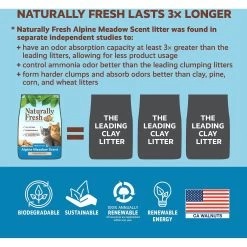 Naturally Fresh Alpine Meadow Scented Clumping Walnut Cat Litter -Cat Products Store 144721 PT6. AC SS1800 V1595277080