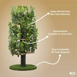 On2Pets 60-in Large Round Modern Cat Tree -Cat Products Store 145312 PT4. AC SS1800 V1671027878