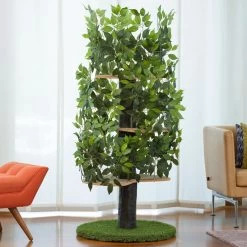 On2Pets 60-in Large Round Modern Cat Tree -Cat Products Store 145312 PT6. AC SS1800 V1671029935