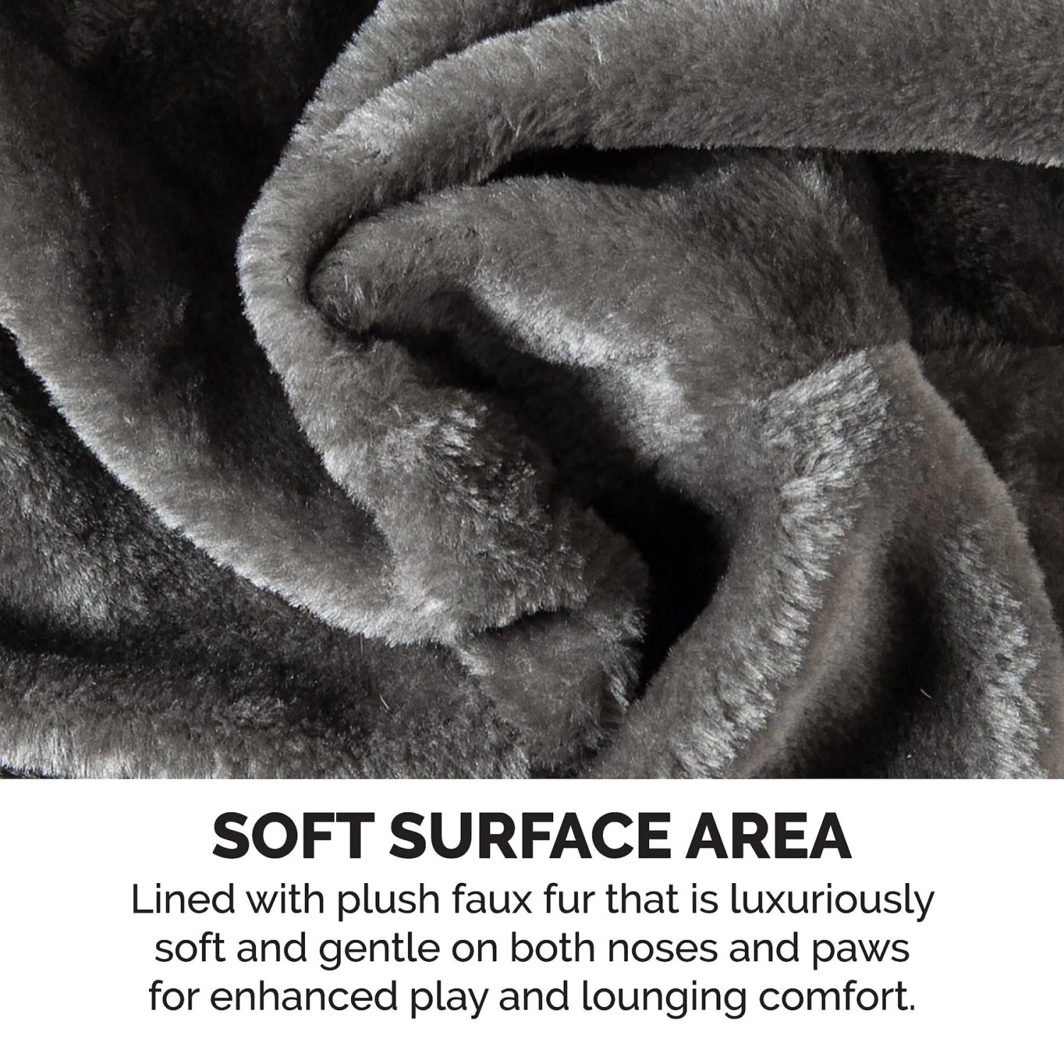 Tiger Tough Double Decker Playground 69.3-in Faux Fur Cat Tree & Condo 9 Tiger Tough Double Decker Playground 69.3-in Faux Fur Cat Tree & Condo - Image 8