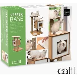 Vesper Base 32-in Modern Cat Tree & Condo -Cat Products Store 154196 PT6. AC SS1800 V1627690307