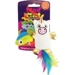 Mad Cat Mewnicorn & Rainbow Poop Catnip & Silvervine Cat Toy -Cat Products Store 157310 PT7. AC SS1800 V1546534362