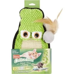 Hartz Cattraction Silver Vine & Catnip Gator Cat Scratcher Toy, Color Varies -Cat Products Store 161051 PT8. AC SS1800 V1589231618